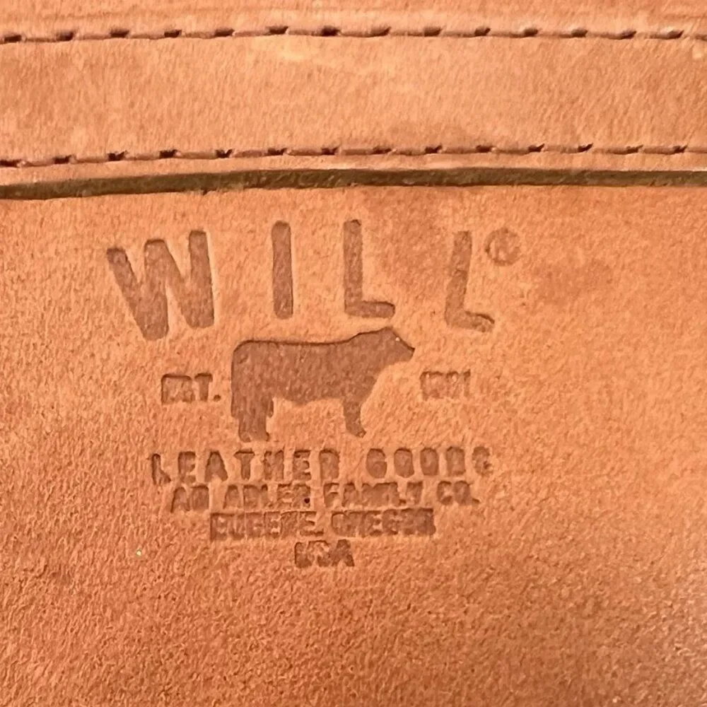 Will Leather Goods Eugene Oregon Tan Leather Zip Pouch 8